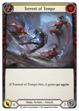 Torrent of Tempo (Yellow) (Regular) - History Pack 1