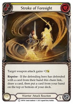 Stroke of Foresight (Yellow) (Regular) - History Pack 1