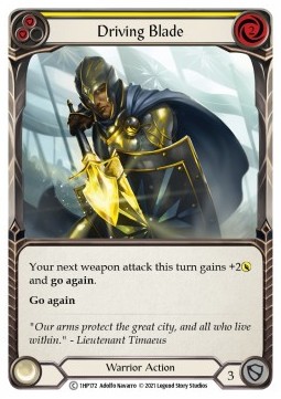 Driving Blade (Yellow) (Regular) - History Pack 1