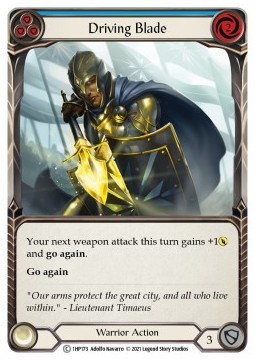 Driving Blade (Blue) (Regular) - History Pack 1
