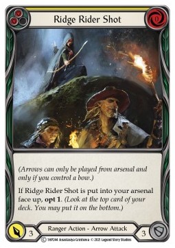 Ridge Rider Shot (Yellow) (Regular) - History Pack 1