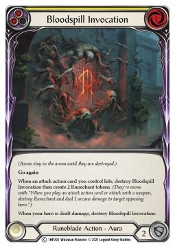 Bloodspill Invocation (Yellow) (Regular) - History Pack 1