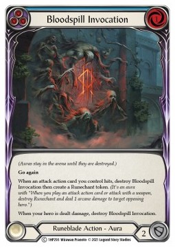 Bloodspill Invocation (Blue) (Regular) - History Pack 1