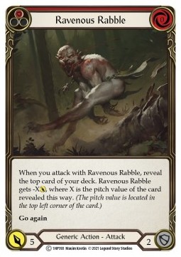Ravenous Rabble (Red) (Regular) - History Pack 1