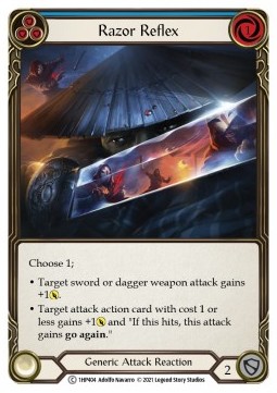 Razor Reflex (Blue) (Regular) - History Pack 1