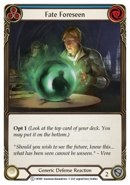 Fate Foreseen (Blue) (Regular) - History Pack 1