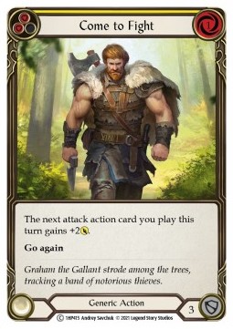 Come to Fight (Yellow) (Regular) - History Pack 1