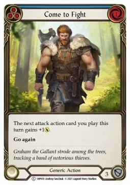 Come to Fight (Blue) (Regular) - History Pack 1