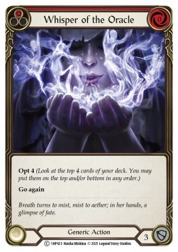 Whisper of the Oracle (Red) (Regular) - History Pack 1