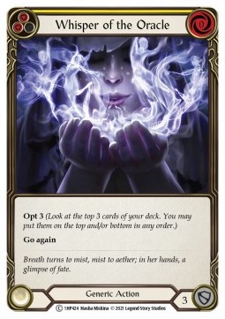 Whisper of the Oracle (Yellow) (Regular) - History Pack 1