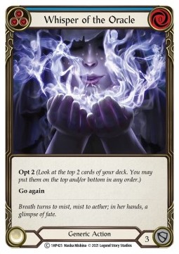 Whisper of the Oracle (Blue) (Regular) - History Pack 1