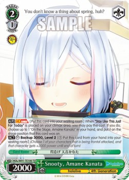 Snooty, Amane Kanata (V.1 - Trial Deck) - Hololive production