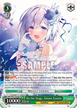 On the Stage, Amane Kanata (V.1 - Trial Deck) - Hololive production