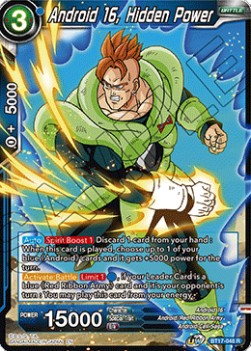 Android 16, Hidden Power - Ultimate Squad