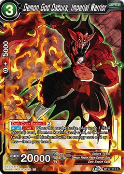 Demon God Dabura, Imperial Warrior - Ultimate Squad