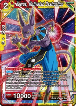 Beerus, Motivated Destruction (V.1 - Uncommon) - Ultimate Squad
