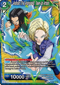 Android 17 & Android 18, Team-Up Attack (V.1 - Uncommon) - Ultimate Squad