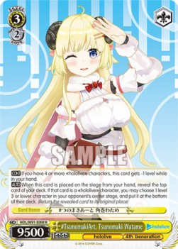 #TsunomakiArt, Tsunomaki Watame (V.1 - Rare) - Hololive production