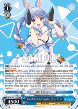 Towards the Future Together, Usada Pekora (V.1 - Double Rare) - Hololive production