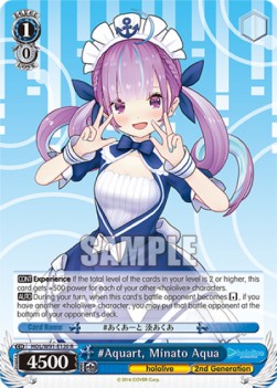 #Aquart, Minato Aqua (V.1 - Rare) - Hololive production