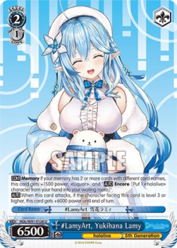 #LamyArt, Yukihana Lamy (V.1 - Uncommon) - Hololive production