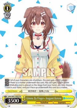 Gimme Da Finger~ Inugami Korone (V.1 - Promo) - Hololive production