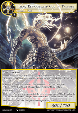 Thor, Reincarnated God of Thunder - Game of Gods Revolution