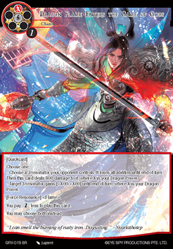Dragon Flame Enters the Game of Gods - Game of Gods Revolution