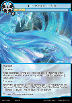 The Water of Zeus - Game of Gods Revolution