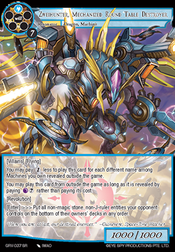 Zweihunter, Mechanized Round Table Destroyer - Game of Gods Revolution