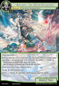 Artemis, the Fifth Olympian - Game of Gods Revolution