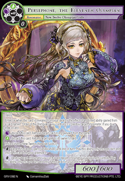 Persephone, the Eleventh Olympian - Game of Gods Revolution