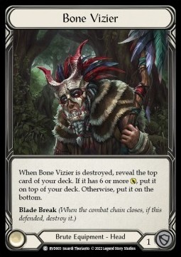 Bone Vizier (Rainbow Foil) - Classic Battles: Rhinar vs Dorinthea