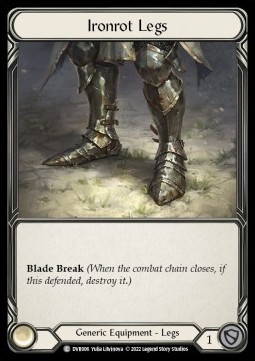 Ironrot Legs (Rainbow Foil) - Classic Battles: Rhinar vs Dorinthea