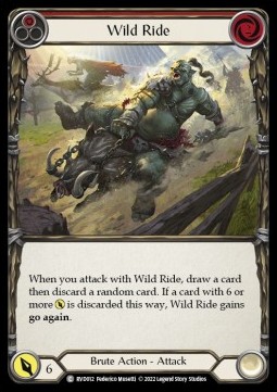 Wild Ride (Red) (Regular) - Classic Battles: Rhinar vs Dorinthea