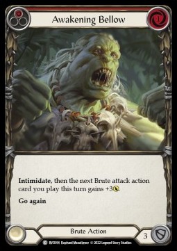 Awakening Bellow (Red) (Regular) - Classic Battles: Rhinar vs Dorinthea