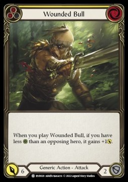 Wounded Bull (Yellow) (Regular) - Classic Battles: Rhinar vs Dorinthea