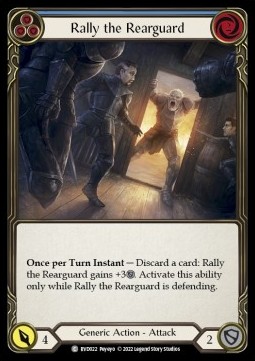 Rally the Rearguard (Blue) (Regular) - Classic Battles: Rhinar vs Dorinthea