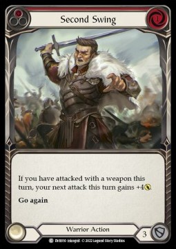 Second Swing (Red) (Regular) - Classic Battles: Rhinar vs Dorinthea