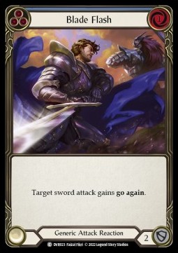 Blade Flash (Regular) - Classic Battles: Rhinar vs Dorinthea