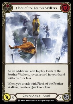 Flock of the Featherwalkers (Red) (Regular) - Classic Battles: Rhinar vs Dorinthea