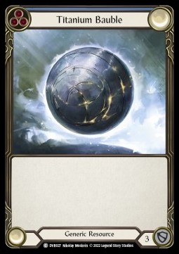 Titanium Bauble (Regular) - Classic Battles: Rhinar vs Dorinthea