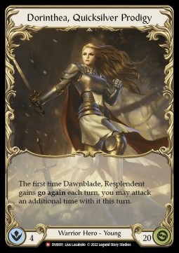 Dorinthea, Quicksilver Prodigy (Cold Foil) - Classic Battles: Rhinar vs Dorinthea