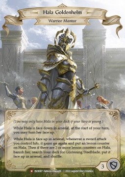 Hala Goldenhelm (Regular) - Classic Battles: Rhinar vs Dorinthea