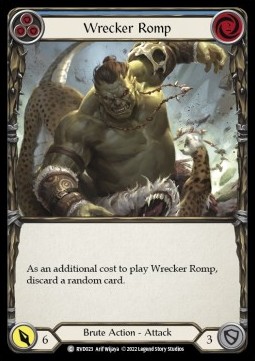 Wrecker Romp (Blue) (Regular) - Classic Battles: Rhinar vs Dorinthea