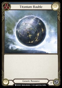 Titanium Bauble (Regular) - Classic Battles: Rhinar vs Dorinthea