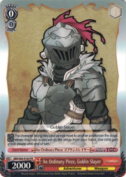 An Ordinary Piece, Goblin Slayer - Goblin Slayer