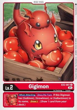 Gigimon (EX2-001) (V.1) - Digital Hazard