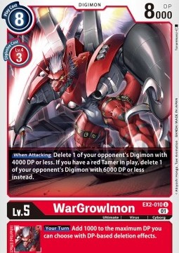 WarGrowlmon (EX2-010) - Digital Hazard