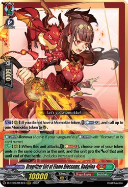 Dragritter Girl of Flame Blossoms, Radylina [D Format] (V.1 - Triple Rare)